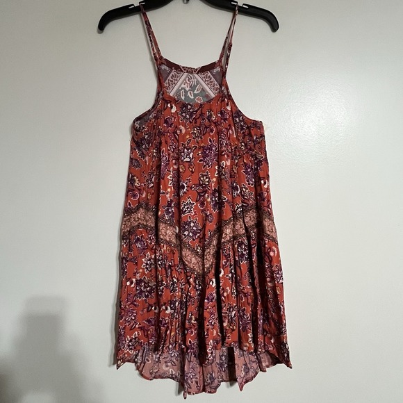 American Eagle Women's Sleeveless Boho Bandana Summer Mini Dress Size XS - Picture 8 of 8